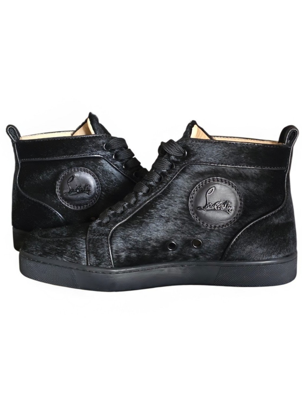 Christian Louboutin Pony Hair Sneaker Shoe Size 36.5